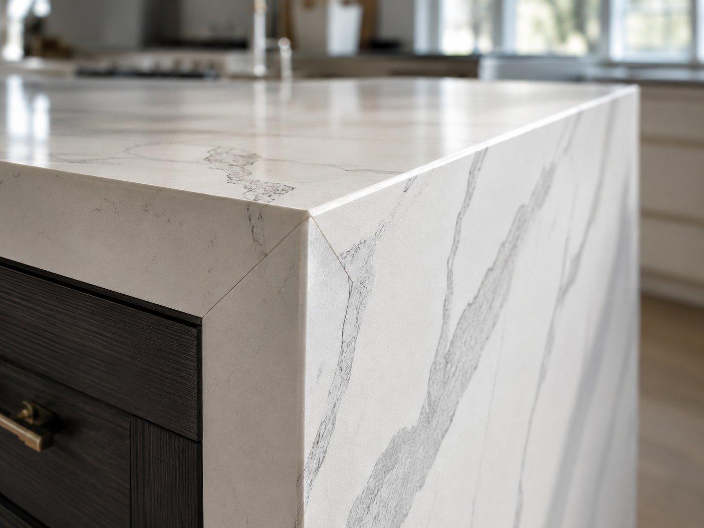 Mitered Edge edge profile by 503 All Stone Design